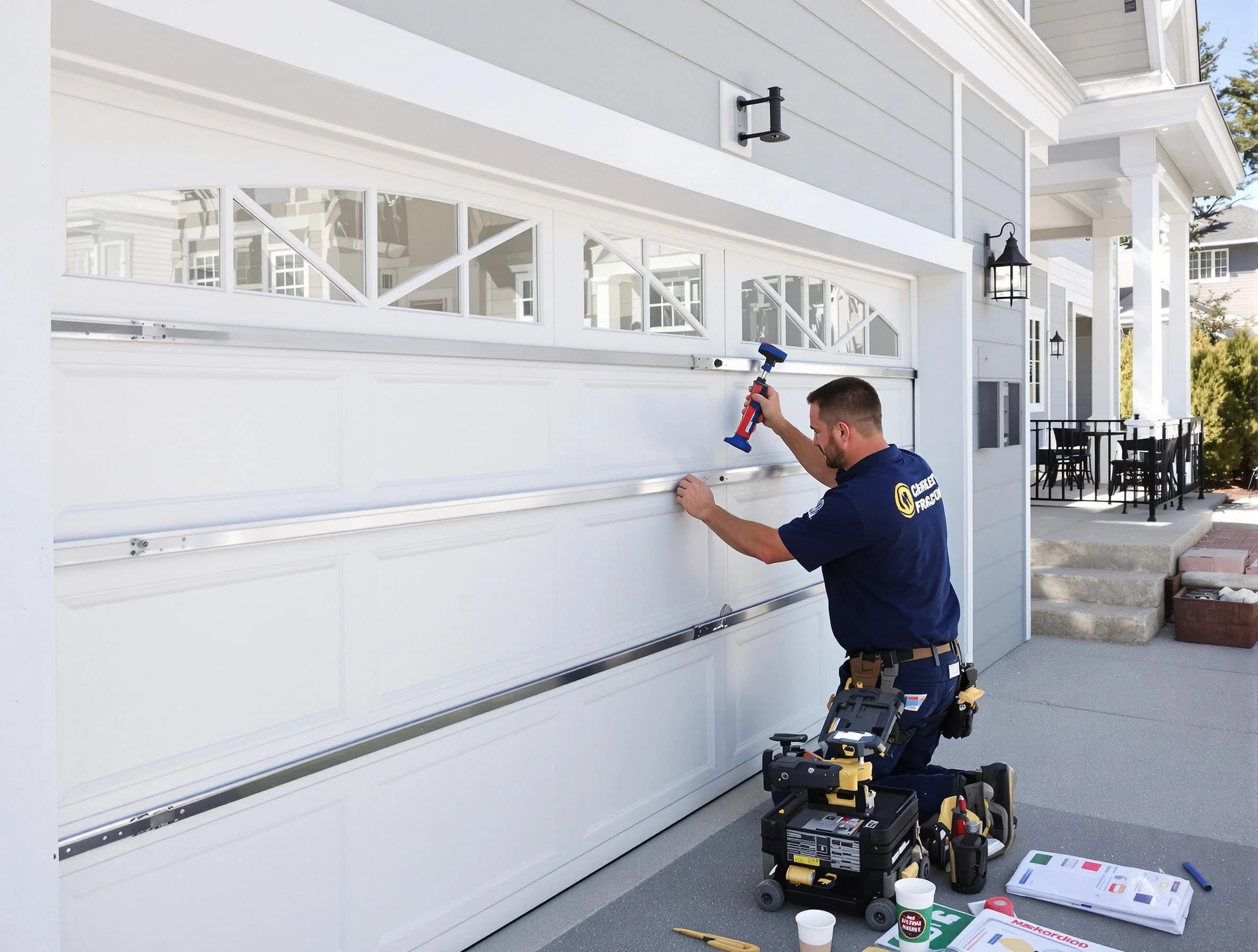 Professional garage door installation by Marshall Garage Door Repair in Marshall