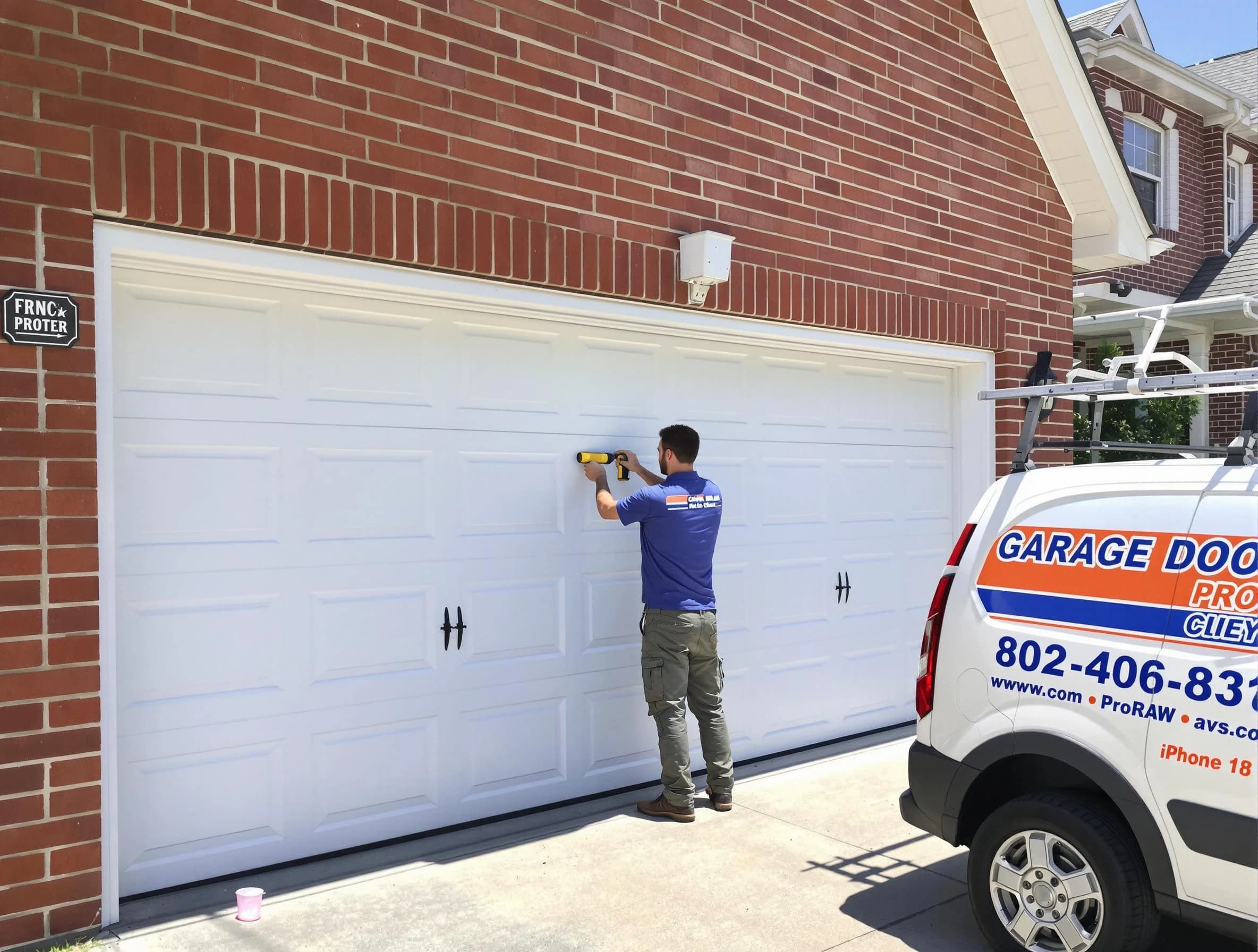 Local garage door repair service by Marshall Garage Door Repair in Marshall