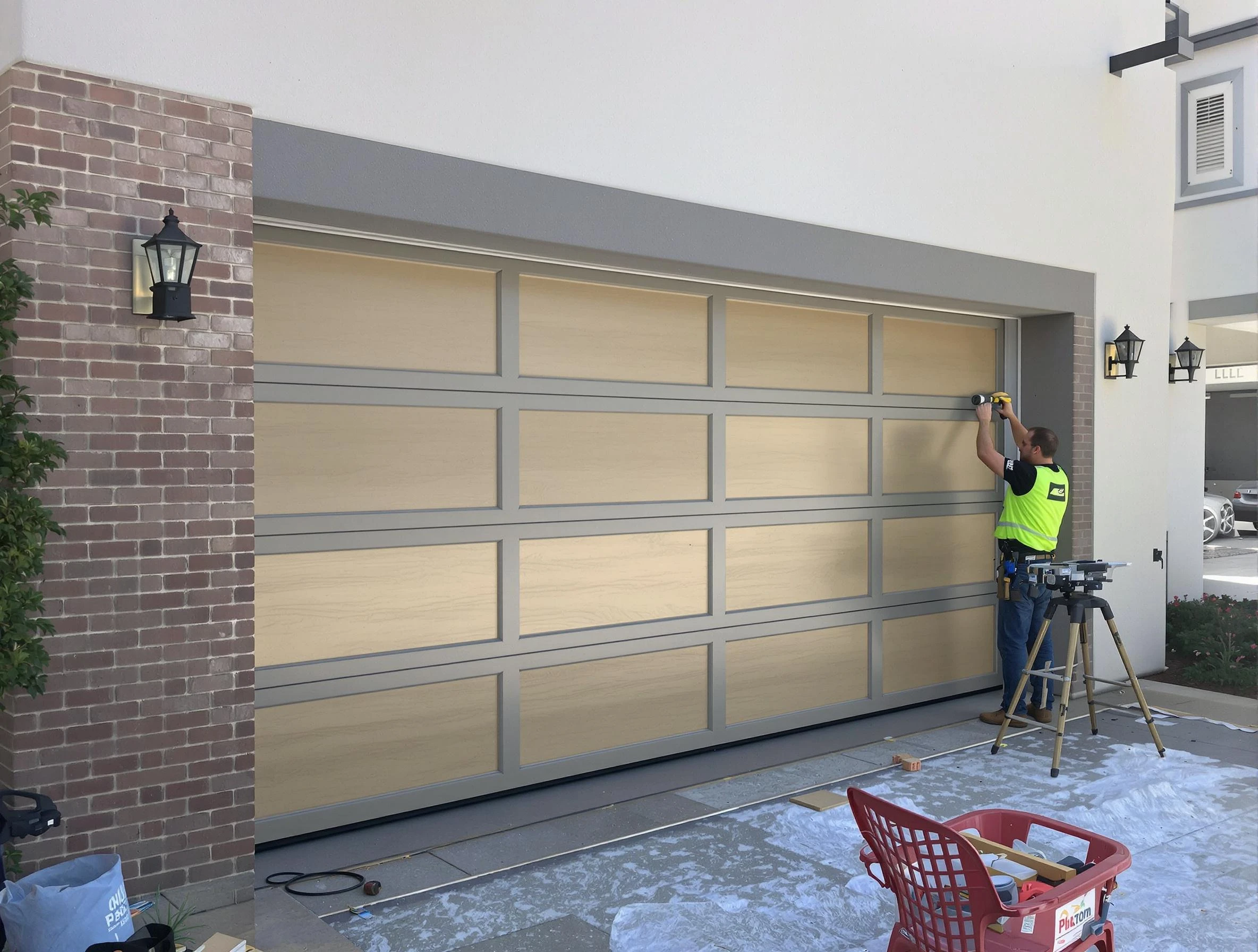 Garage door replacement service by Marshall Garage Door Repair in Marshall