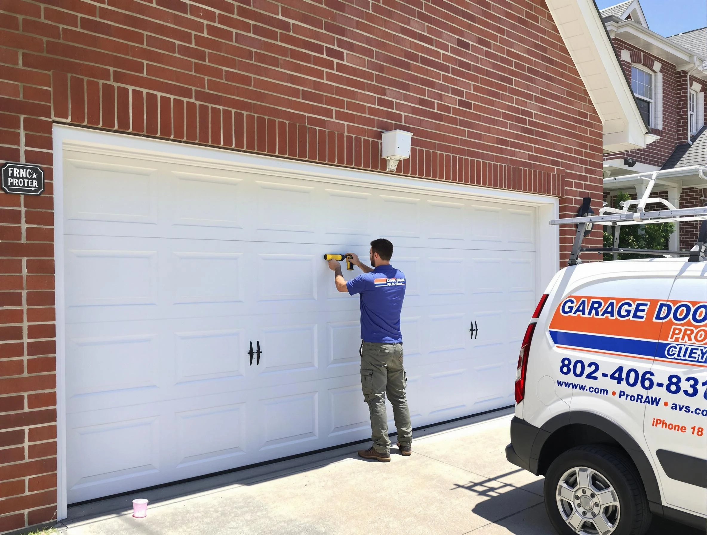 Local garage door repair service by Marshall Garage Door Repair in Marshall